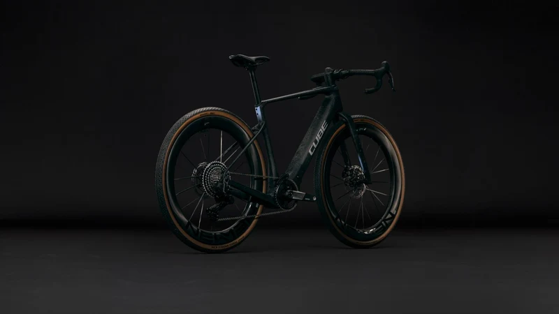 Cube Nuroad Hybrid C:62 SLT 400X Wh E-Gravelbike Diamant 28" onyxfibre´n´blue