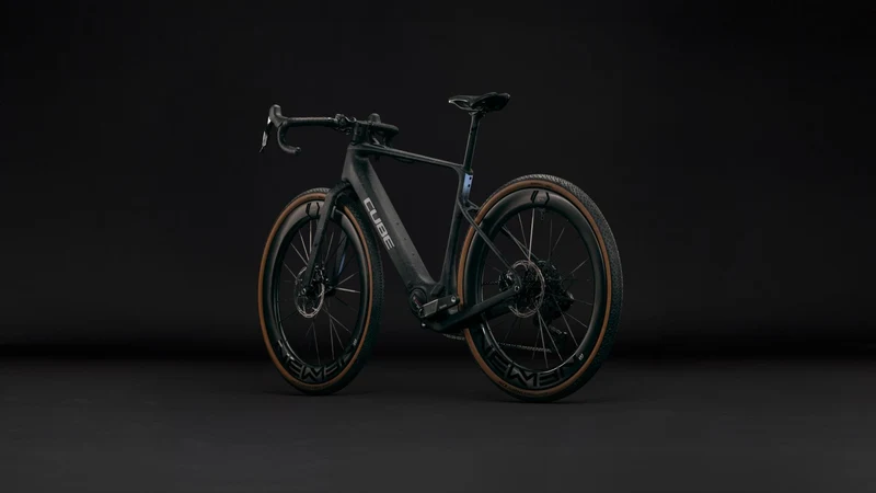 Cube Nuroad Hybrid C:62 SLT 400X Wh E-Gravelbike Diamant 28" onyxfibre´n´blue