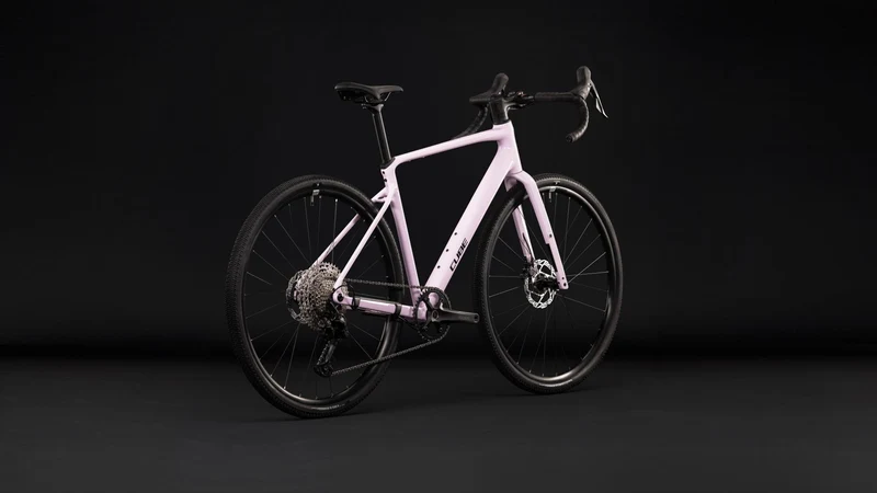 Cube Nuroad EX Gravelbike Diamant bubblegum´n´black