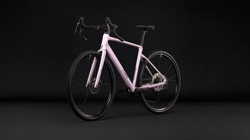 Cube Nuroad EX Gravelbike Diamant bubblegum´n´black
