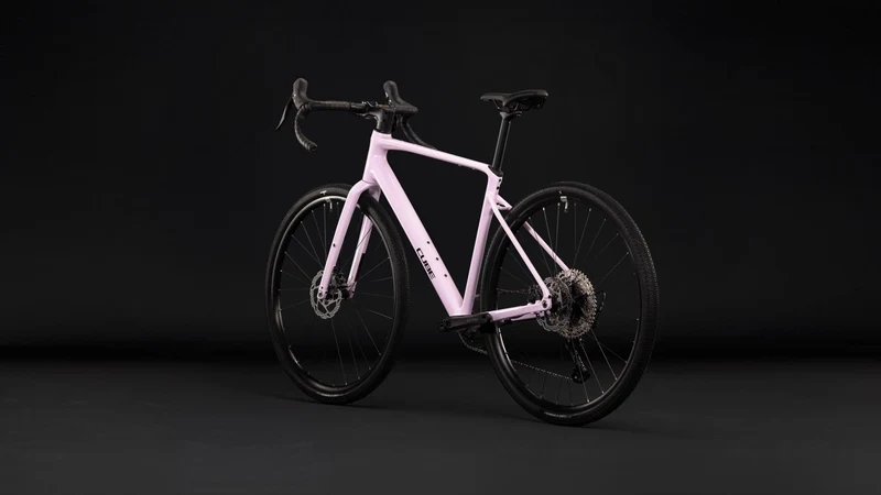 Cube Nuroad EX Gravelbike Diamant bubblegum´n´black