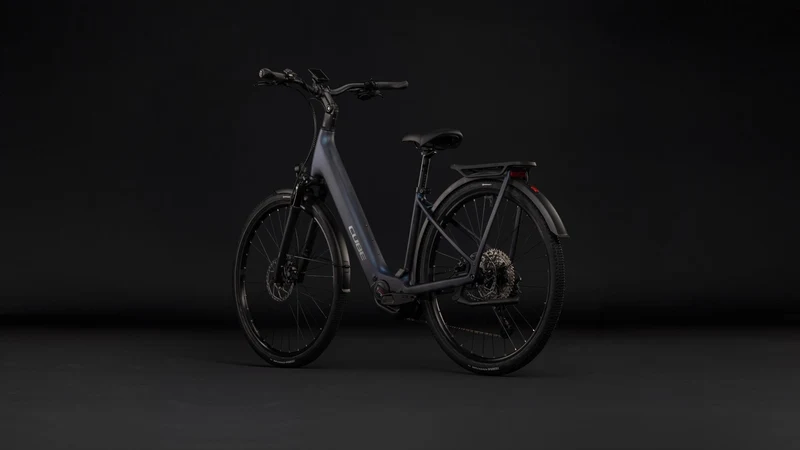 Cube Kathmandu Hybrid C:62 Pro 400X Wh E-Trekkingbike Easy Entry 28" liquidsteel´n´prizm