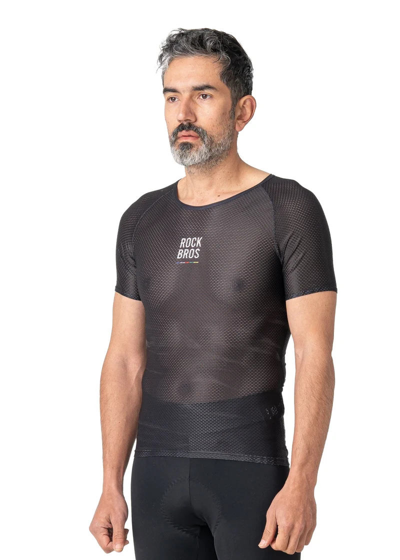 Road-to-Sky Radsport-Baselayer Kurzarm – Atmungsaktives Funktionsshirt