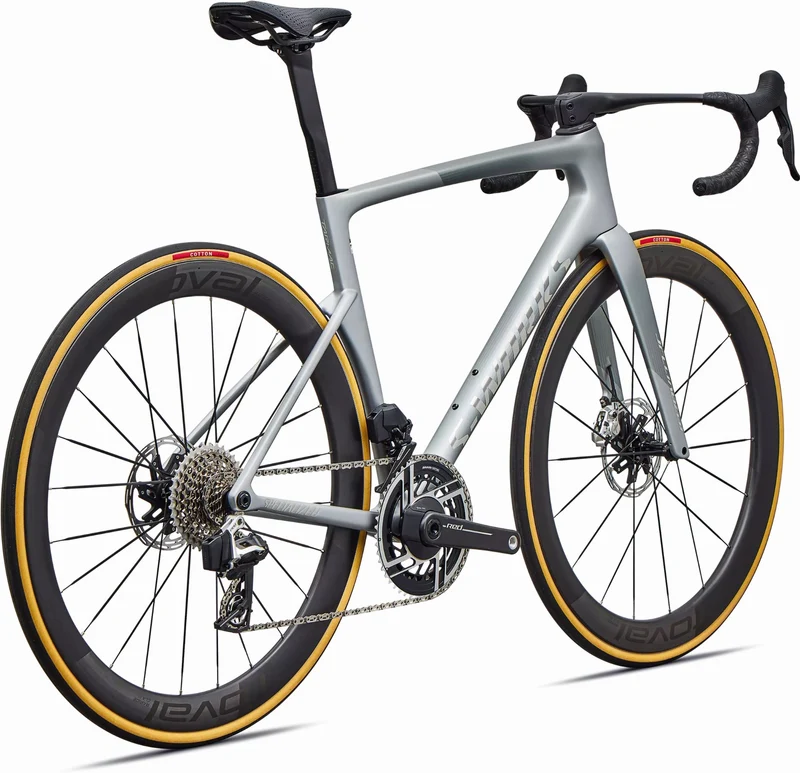 Specialized S-Works Tarmac SL9 AXS Rennrad Diamant 28" Satin Silver Dust/Gloss Chrome