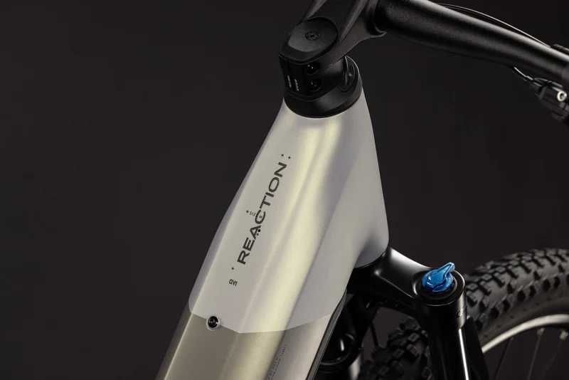 Cube Reaction Hybrid ONE 720 Wh E-Bike Hardtail Easy Entry 27,5" pearlsilver´n´chrome