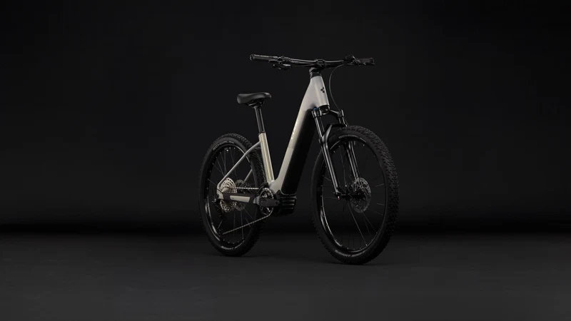 Cube Reaction Hybrid ONE 720 Wh E-Bike Hardtail Easy Entry 27,5" pearlsilver´n´chrome