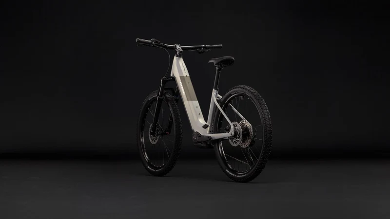 Cube Reaction Hybrid ONE 720 Wh E-Bike Hardtail Easy Entry 27,5" pearlsilver´n´chrome