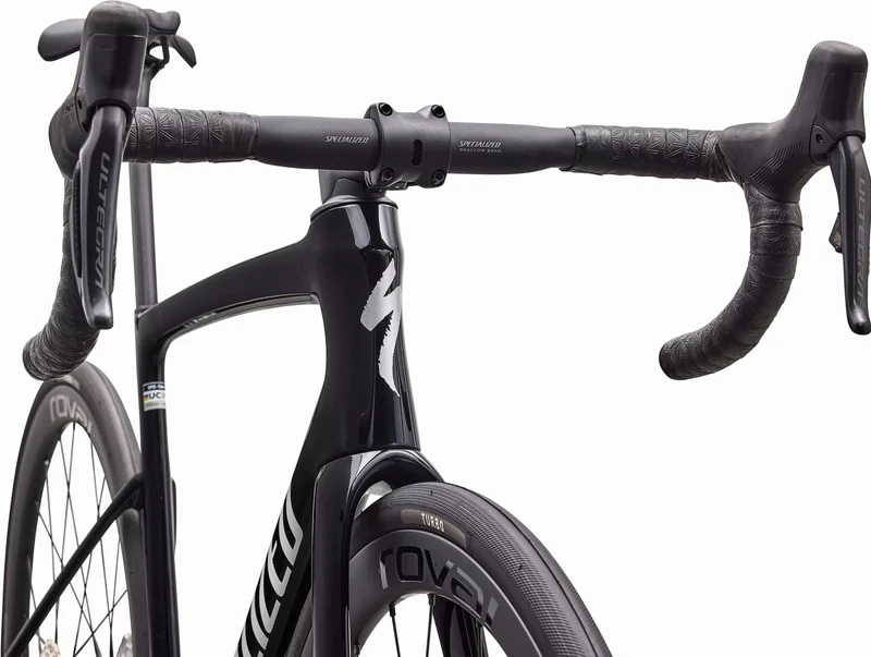 Specialized Tarmac SL9 Expert Di2 Rennrad Diamant 28" Gloss Black/Silver Dust