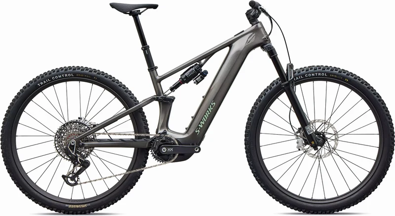 Specialized S-Works Turbo Levo R 900 Wh E-Bike Fully 29" Gloss Warm Smoke/Pistachio
