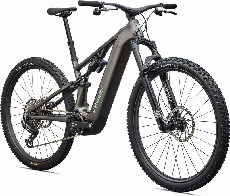 Specialized S-Works Turbo Levo R 900 Wh E-Bike Fully 29" Gloss Warm Smoke/Pistachio