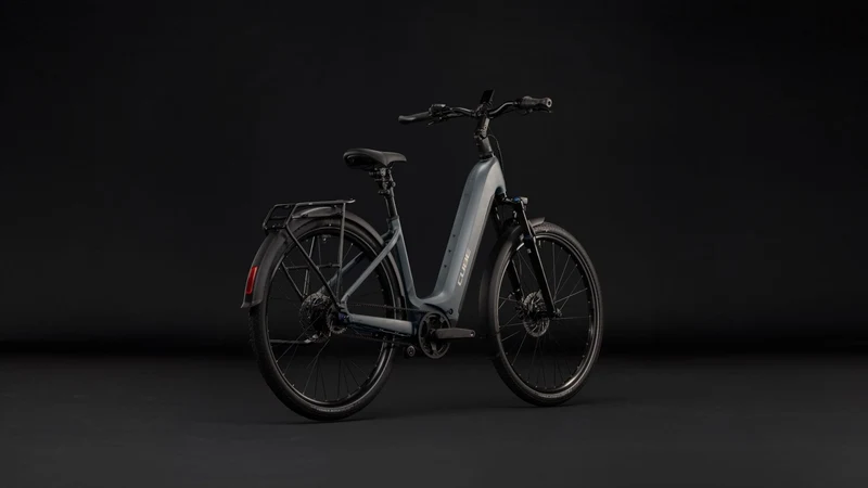 Cube Touring Hybrid Deluxe SLX 800 Wh E-Trekkingbike Easy Entry 28" slabgrey´n´chrome