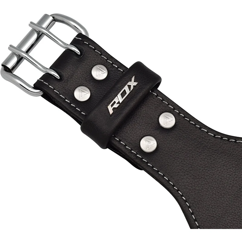RDX Leder TrainingsGürtel 6 Zoll Gepolstert