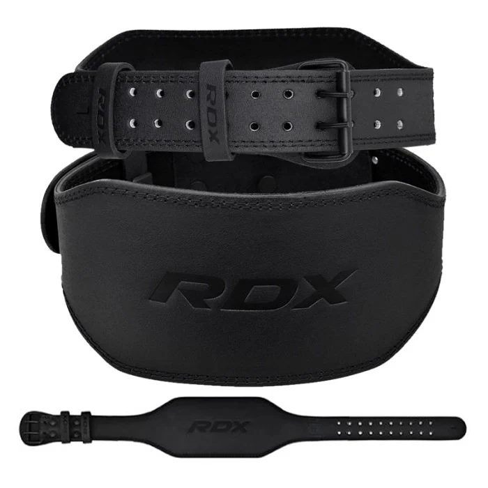 RDX 6-INCH LEDER GEWICHTHEBER FITNESS GYM BELT