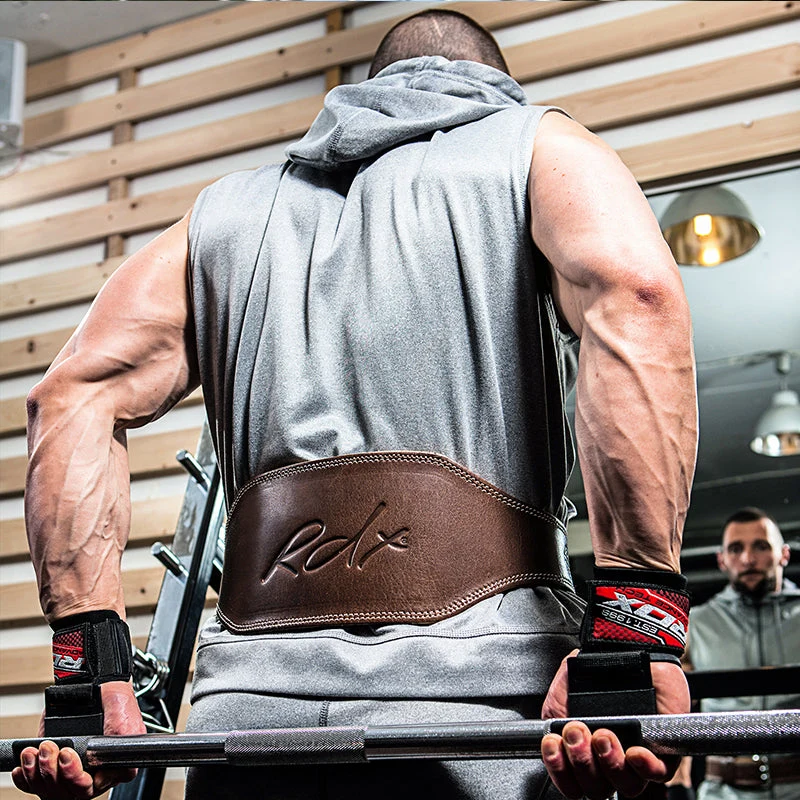 RDX RN Fitness Gürtel 6 Zoll in Echtleder