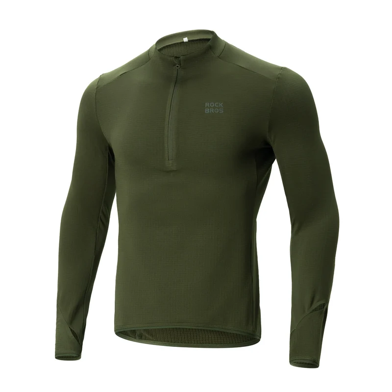 Fahrradtrikot Radtrikot Langarm Herren Winter Warm Fleece Schnelltrocknendes Atmungsaktiv