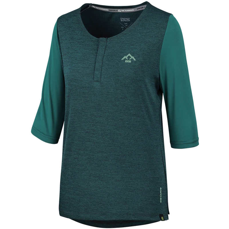 Carve X Women Henley everglade-solid everglade
