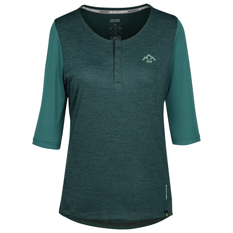 Carve X Women Henley everglade-solid everglade