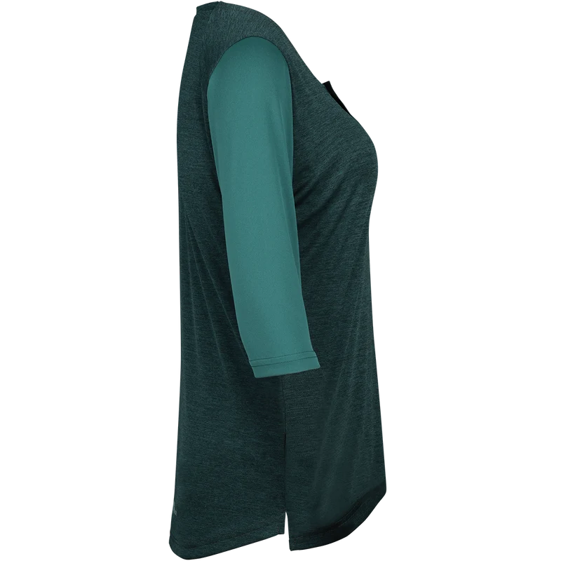 Carve X Women Henley everglade-solid everglade