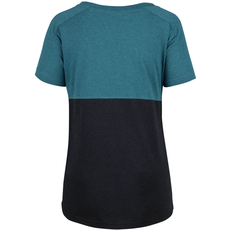 Flow Women Tech Tee Mountain everglade-schwarz