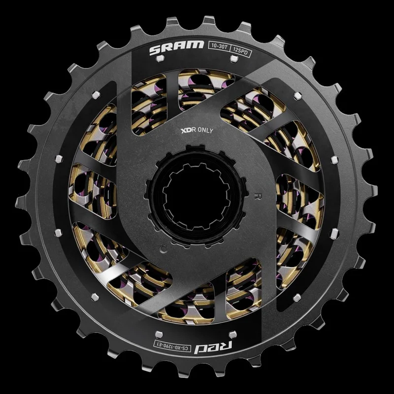 Sram 12-fach, 10-33 Zähne, XDR-Body, rainbow Zahnkranz-Kassette SRAM XG-1290 E1