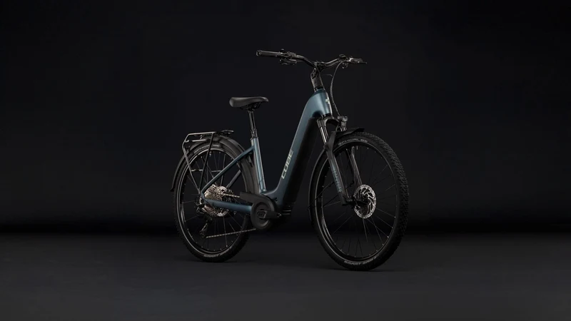 Cube Nuride Hybrid Pro 800 Wh E-Trekkingbike Easy Entry 28" deepteal´n´blue