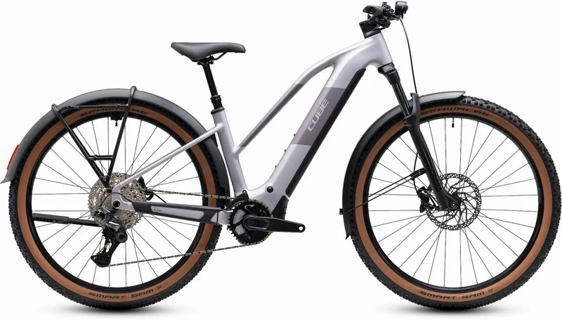 Cube Reaction Hybrid Pro 800 Wh FE E-Bike Hardtail Trapeze lilacbreeze´n´prizm