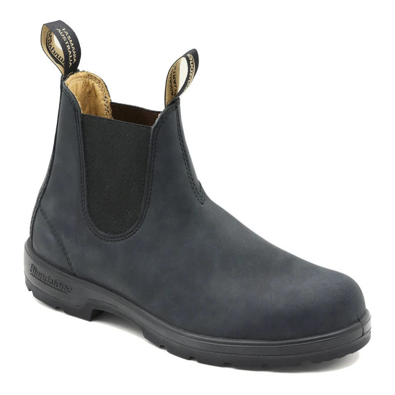 Blundstone - 587 Klassische rustikale Chelsea-Stiefel // Schwarz