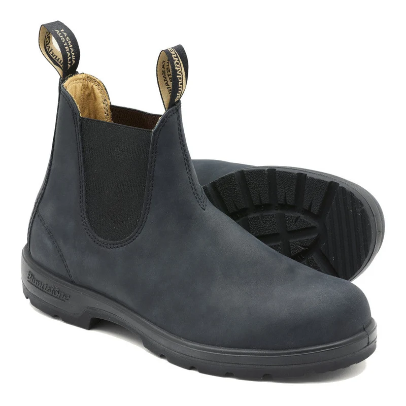Blundstone - 587 Klassische rustikale Chelsea-Stiefel // Schwarz