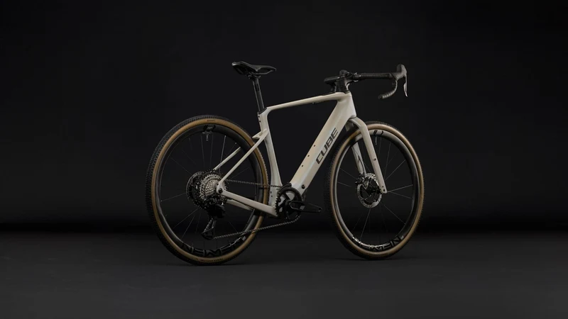 Cube Nuroad Hybrid C:62 SLX 400X Wh E-Gravelbike Diamant 28" glintsand´n´black