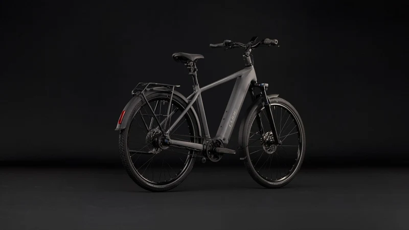 Cube Touring Hybrid Deluxe SLX 800 Wh E-Trekkingbike Diamant 28" slabgrey´n´chrome