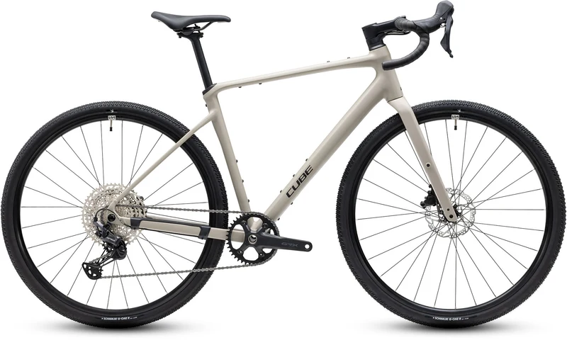 Cube Nuroad EX Gravelbike Diamant oatgrey´n´black