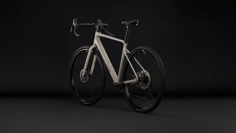 Cube Nuroad EX Gravelbike Diamant oatgrey´n´black
