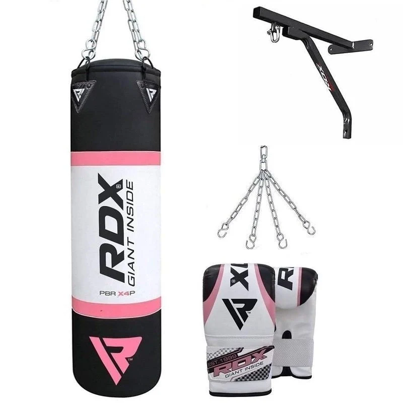 RDX X4 Boxsack mit Handschuhen & Wandhalterung