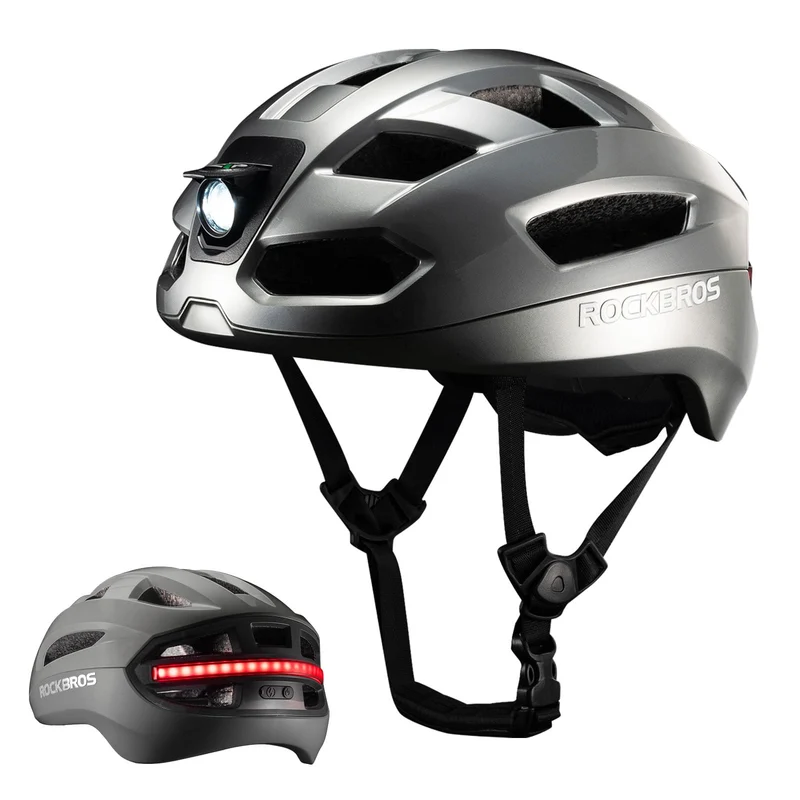Fernsteuerbarer Smart Fahrradhelm mit Licht