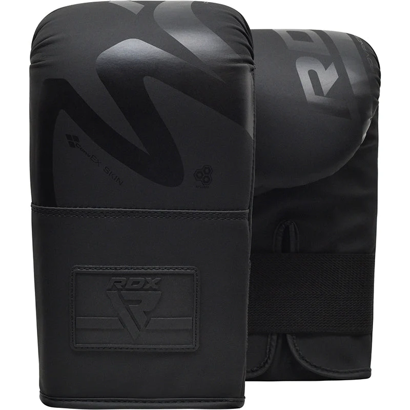 RDX F15 Noir Mattschwarze Sandsackhandschuhe 4oz