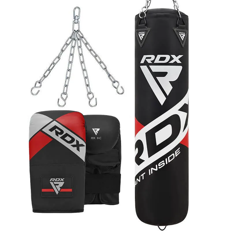 RDX F10B Boxsack mit Sandsackhandschuhe PU Leder