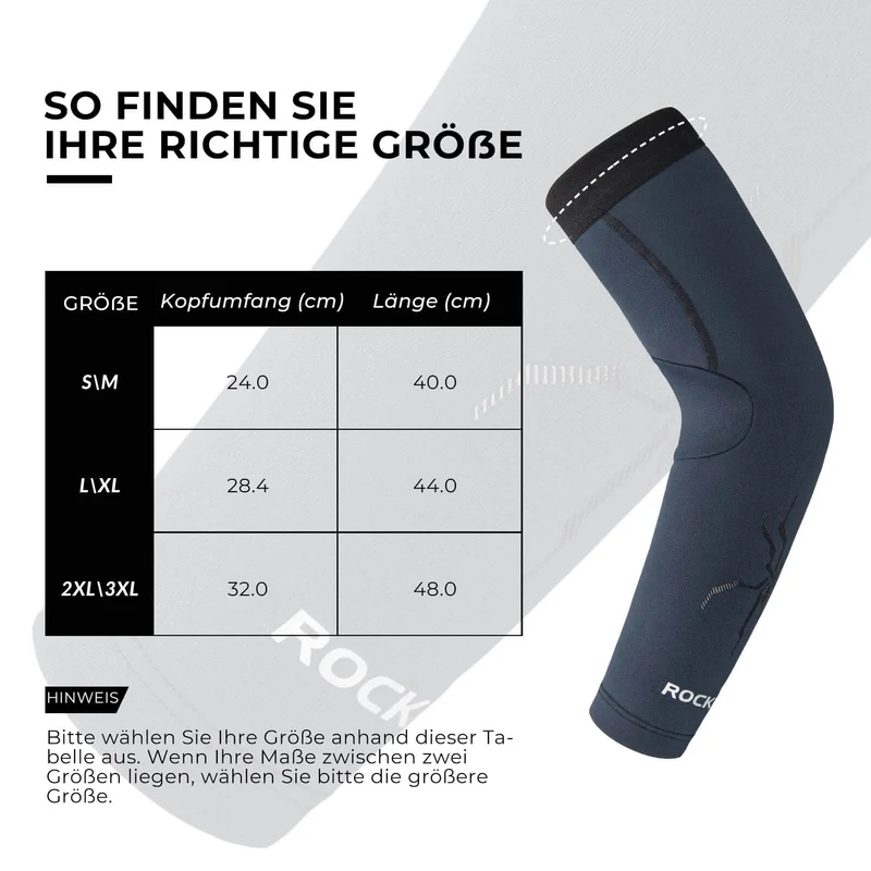 Fahrrad Armlinge Winter Thermo S-3XL (1 Paar)