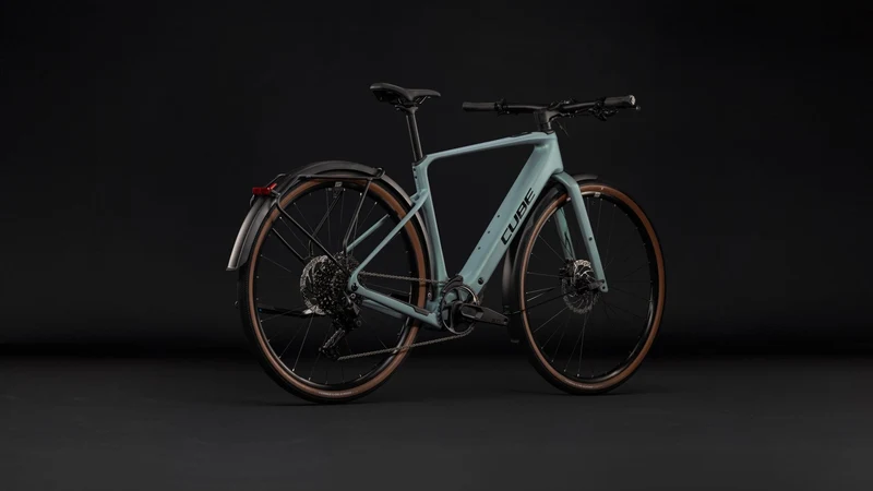 Cube Nulane Hybrid C:62 Race 400X Wh FE E-Gravelbike Diamant 28" seagrey´n´black