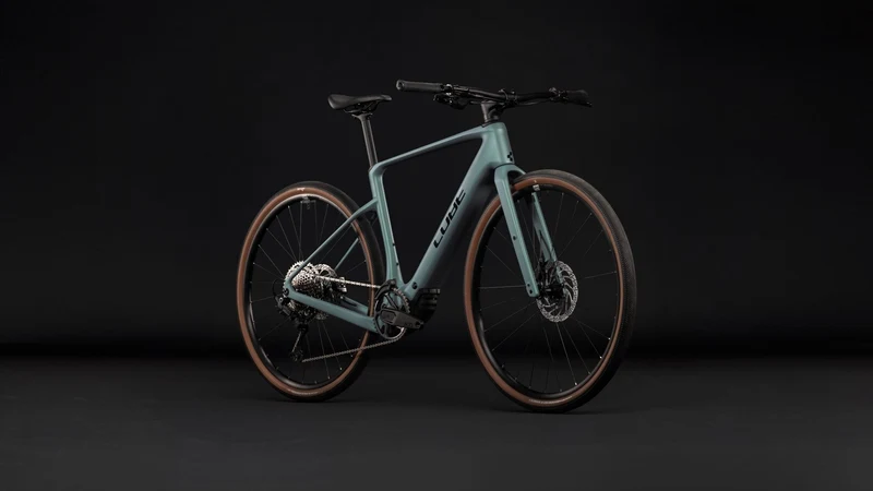 Cube Nulane Hybrid C:62 Race 400X Wh E-Gravelbike Diamant 28" seagrey´n´black