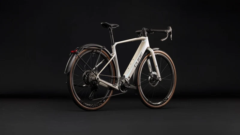 Cube Nuroad Hybrid C:62 SLX 400X Wh FE E-Gravelbike Diamant 28" glintsand´n´black