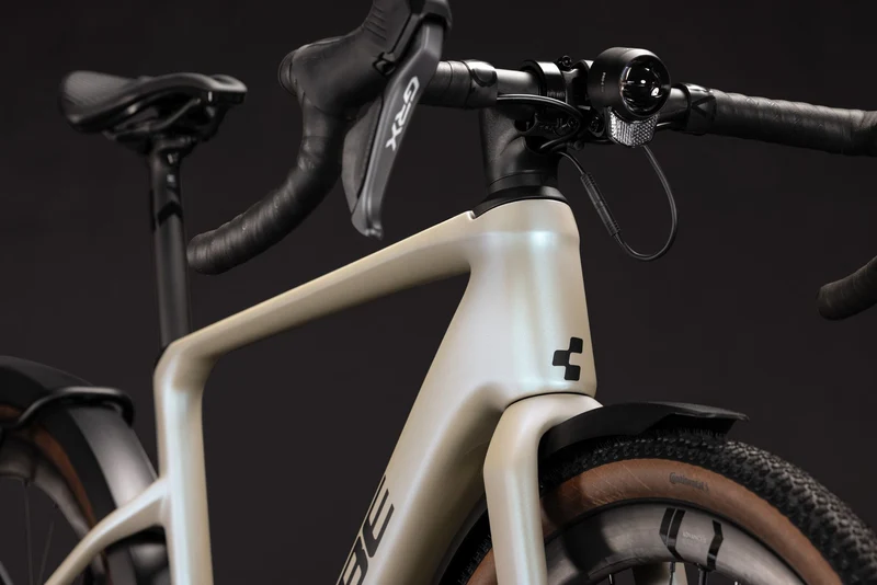 Cube Nuroad Hybrid C:62 SLX 400X Wh FE E-Gravelbike Diamant 28" glintsand´n´black