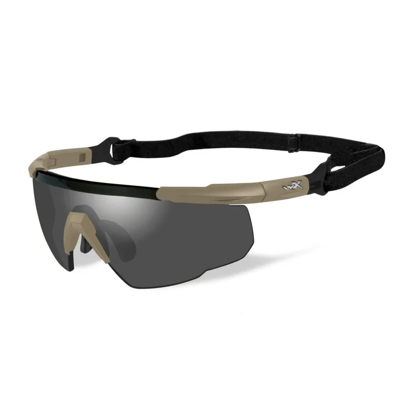 Wiley X - Sabre Advanced Ballistic Goggles in Sand - 3 Gläser