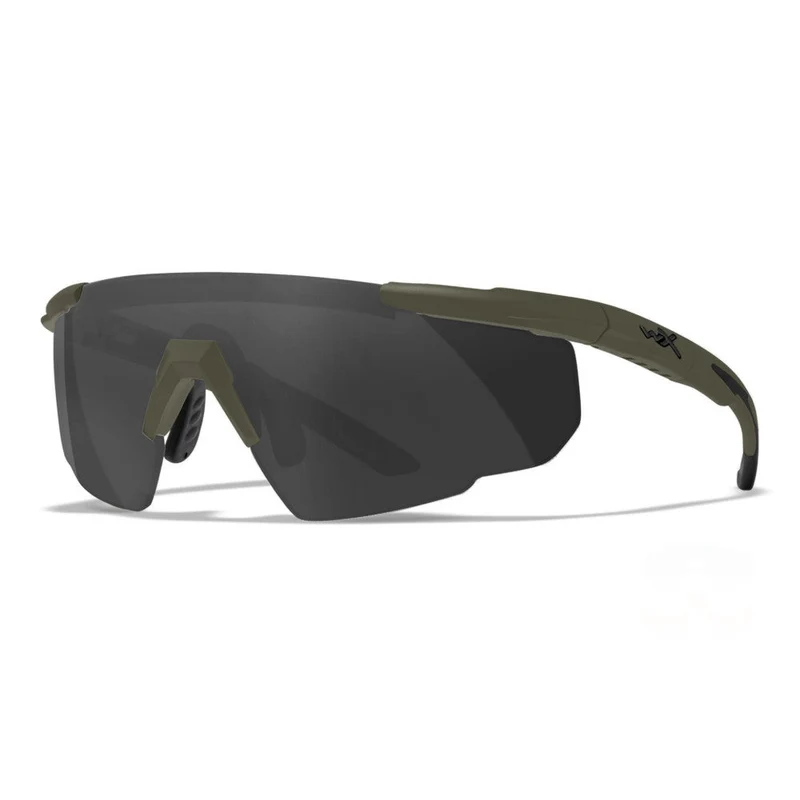 Wiley X - Saber Advanced Ballistic Goggles in Grün  3 Gläser
