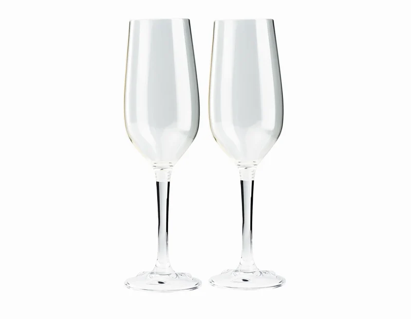 NESTING CHAMPAGNE FLUTE SET