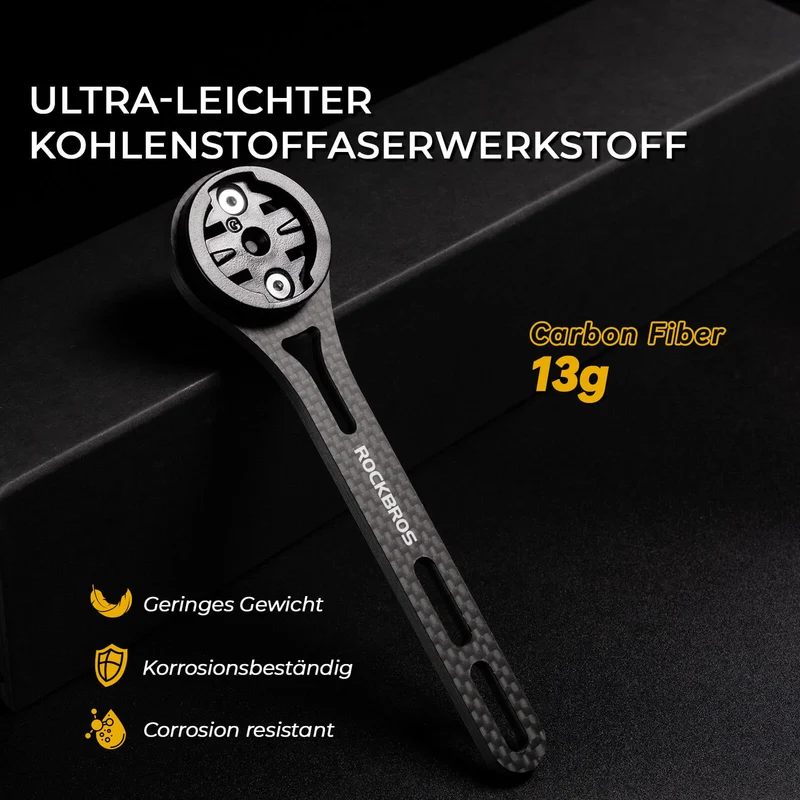 Universal Fahrrad Computer Halterung Leicht & Werkzeugfrei