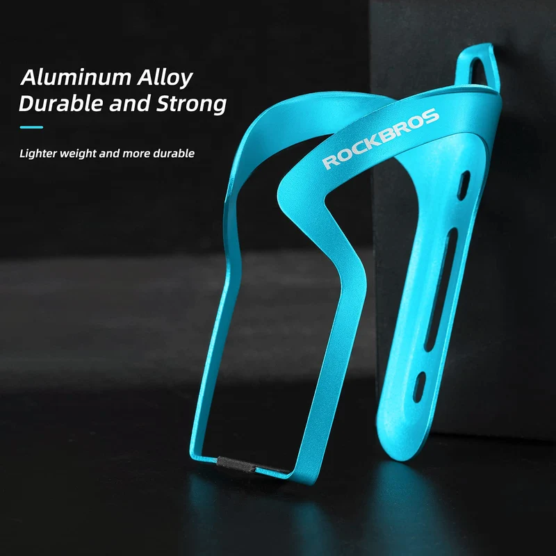 Fahrrad Flaschenhalter Aluminiumlegierung Blau 2 Stück