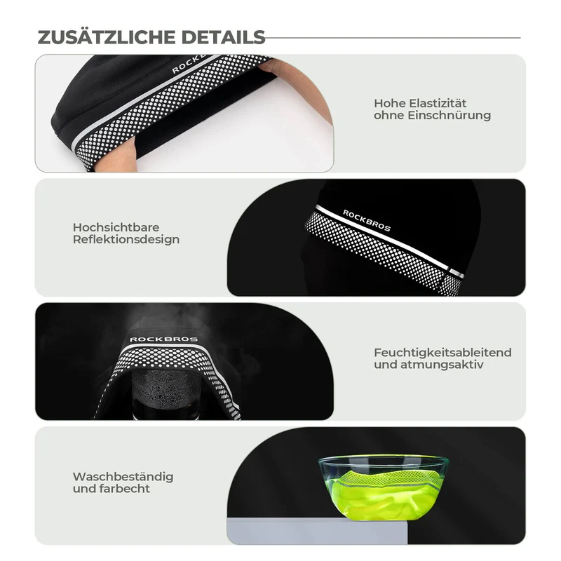 Fahrrad Mütze Fleece Helmmütze Wärmespeicherung