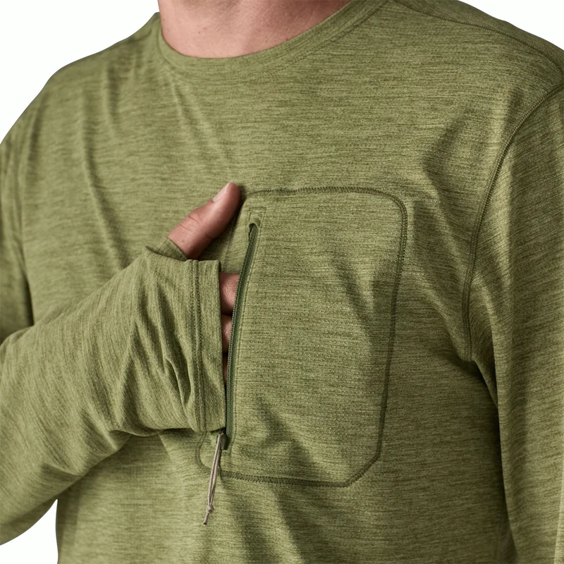 M's L/S Cap Cool Sun Shirt