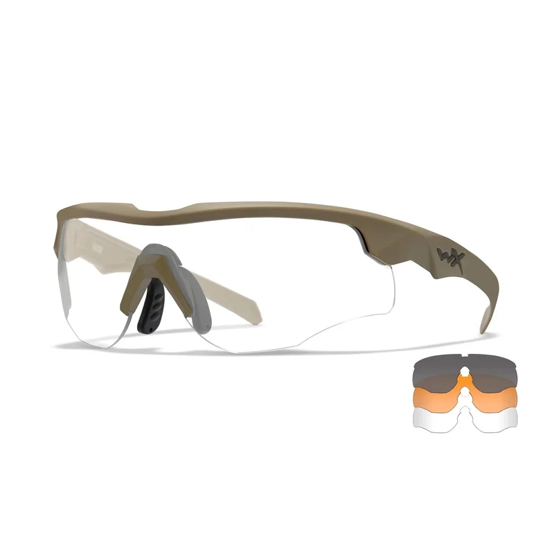 Wiley X - ROGUE Comm Sonnenbrille Sand - 3 Gläser