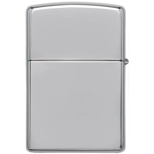 Zippo - Feuerzeug aus hochglanzpoliertem // Chrom